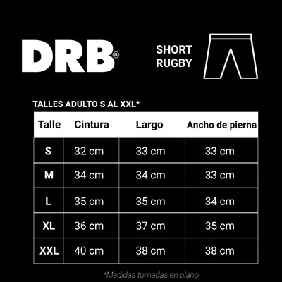 Short Rugby DRB Adultos