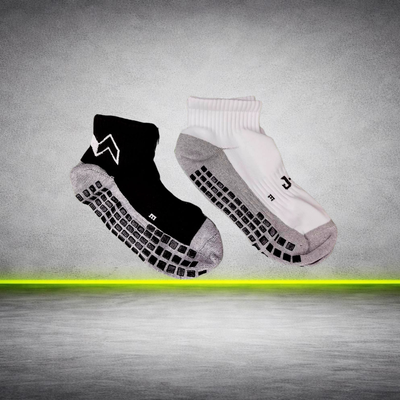 Medias deportivas antideslizantes largas y cortas adulto