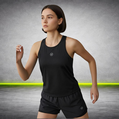 Musculosa Deportiva Mujer negra