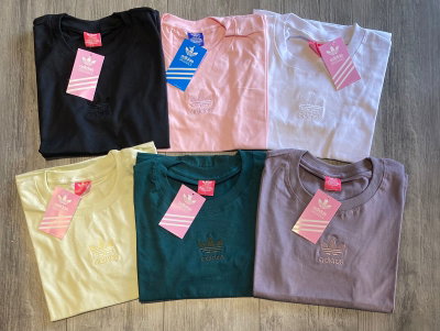 Remera algodon adidas dama