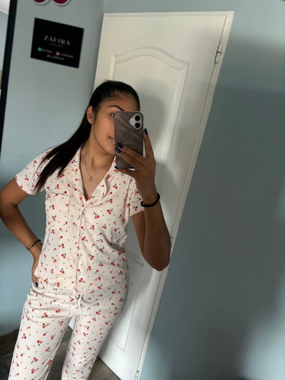 Pijama camisero largo 