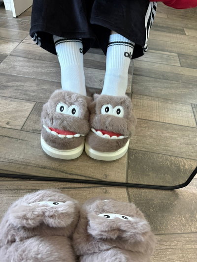 Pantuflas "dientes" 