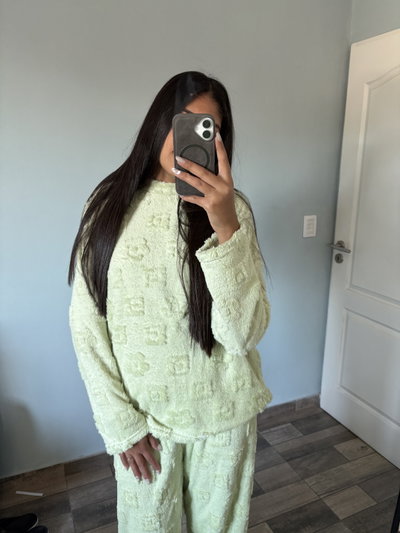Maxi pijama con strass