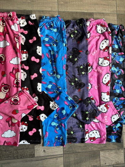 Pantalones de plush estampados