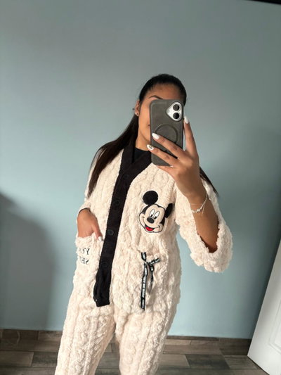 Pijama camisero plush