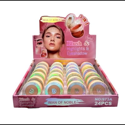 💖Rubor & Iluminador & sombra 3en1💖