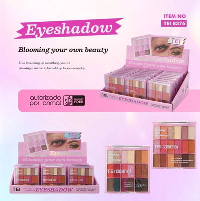 💗Paleta de sombras 18 tonos TEI🤎