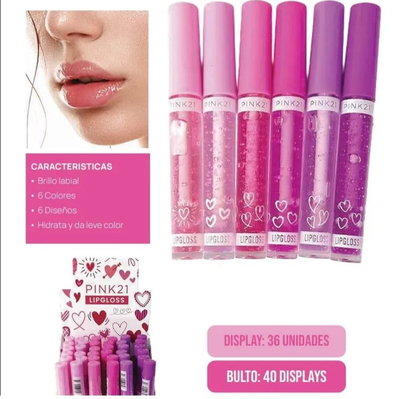💖Brillo labial PINK 21💖
