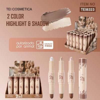 🤎Contorno+iluminador 2en1 TEI🤍
