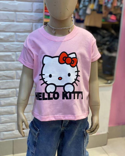 REMERA BASICA HELLO KITTY 