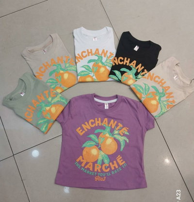 REMERA BASICA ORANGE 