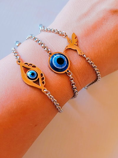 PULSERAS X 3 CON  DIJES