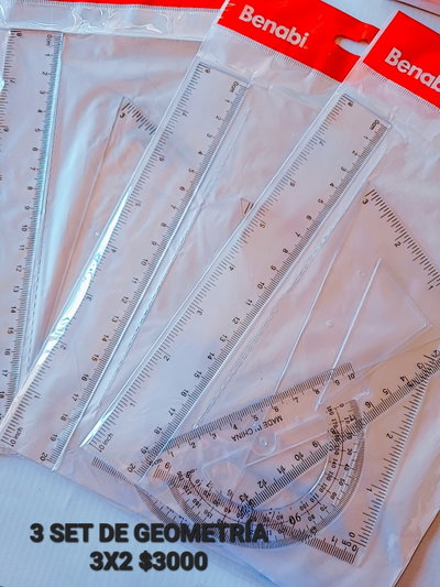 SET GEOMETRIA X 3