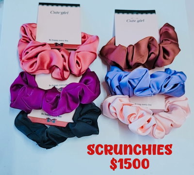 SCRUNCHIES X 3 VARIADOS 