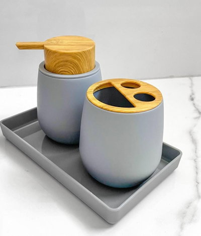 Set Baño Tolhuin Gris