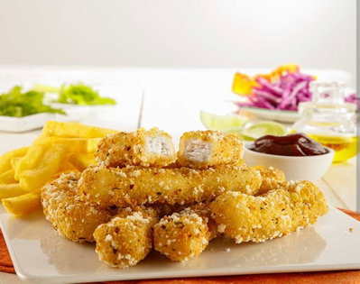 Tiritas de pollo