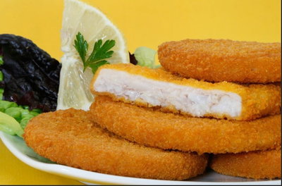 HAMBURGUESAS DE MERLUZA CON JAMON Y QUESO