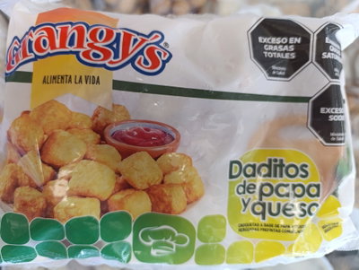 Daditos de papa y queso