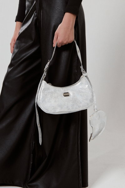 CARTERA CROCO WHITE FOIL SP 