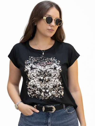 REMERA TORRE - NEGRO