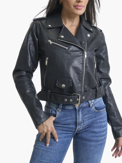 CAMPERA ECOCUERO NEGRA 