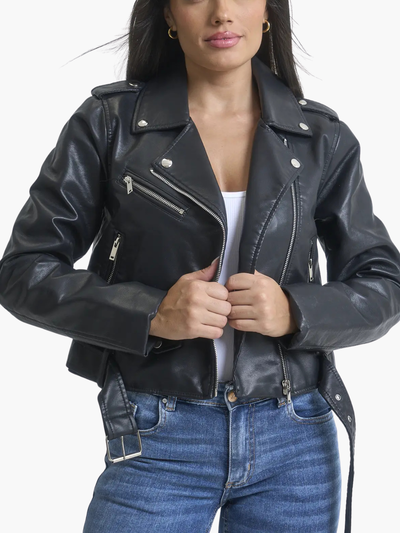 CAMPERA ECOCUERO NEGRA 