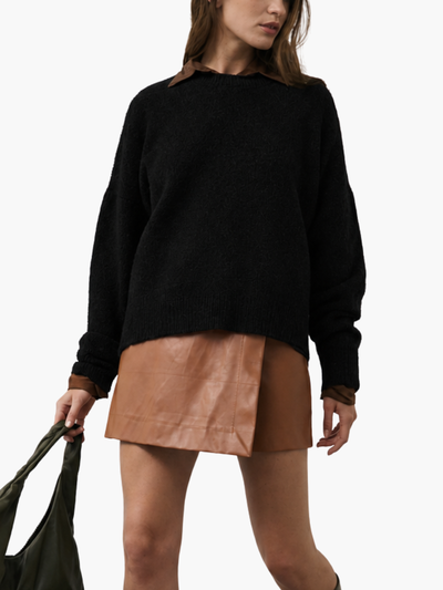 SWEATER BANK - NEGRO