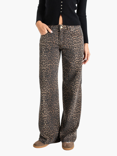 WIDELEG ANIMAL PRINT - TIRO MEDIO