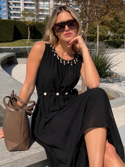 VESTIDO CARIBEAN - NEGRO