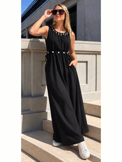 VESTIDO CARIBEAN - NEGRO
