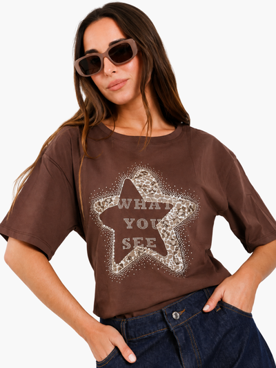REMERA SLUPSK - CHOCOLATE 