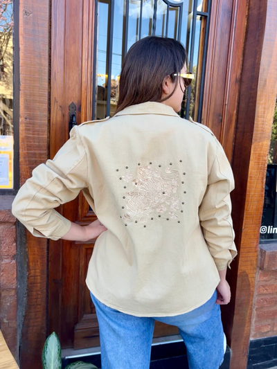 CAMISA ARLET - BEIGE