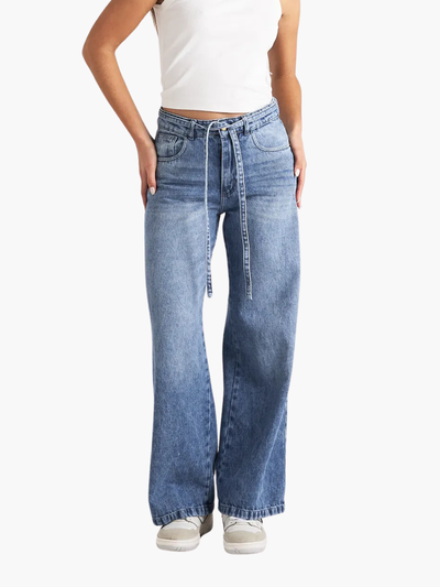 WIDELEG  STONE BIGOTE CROP