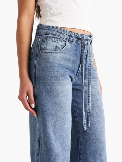 WIDELEG  STONE BIGOTE CROP