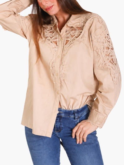CAMISA IHONE - BEIGE