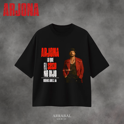 Remera Lo que el seco no dijo- Frase espalda