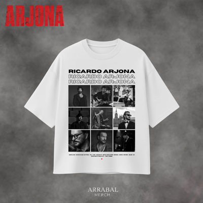 Remera Arjona fotos- Blanco y negro