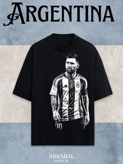 Remera negra Messi