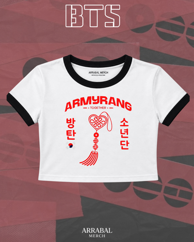 Baby Tee Bicolor Blanca- Armyrang