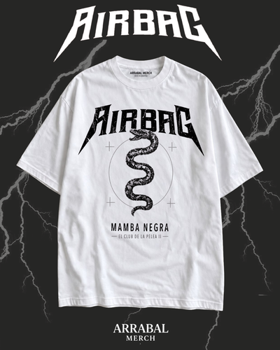 Remera Blanca - Mamba negra