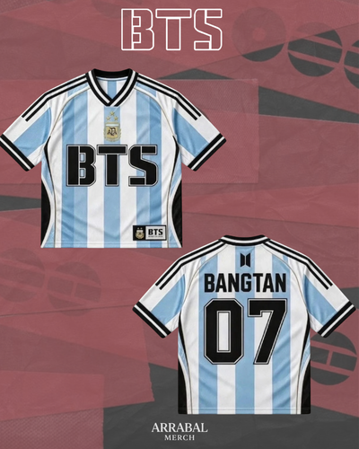 Camiseta BTS Argentina Retro