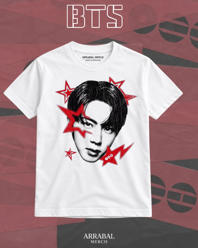 Remera Blanca Kim SeokJin- ICONS