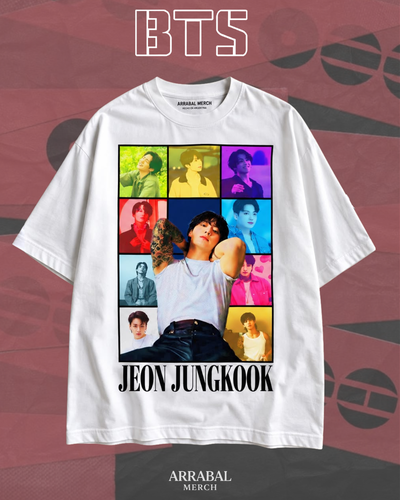 Remera blanca The Eras of Jungkook