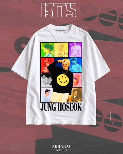 Remera blanca The Eras of J-Hope