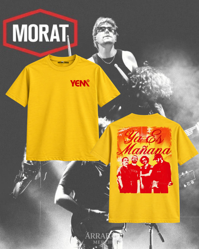 Remera Morat Tour YEM - Amarilla