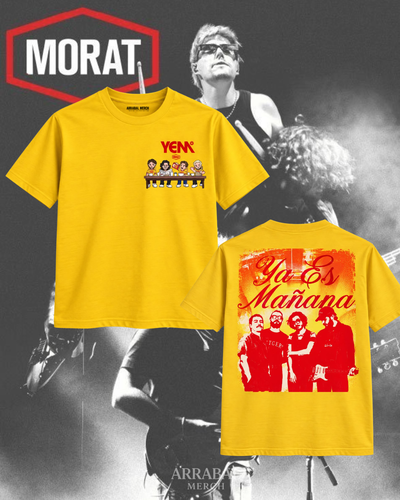 Remera Morat Caricatura - Amarilla