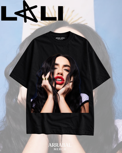 Remera Negra Lali Iconic