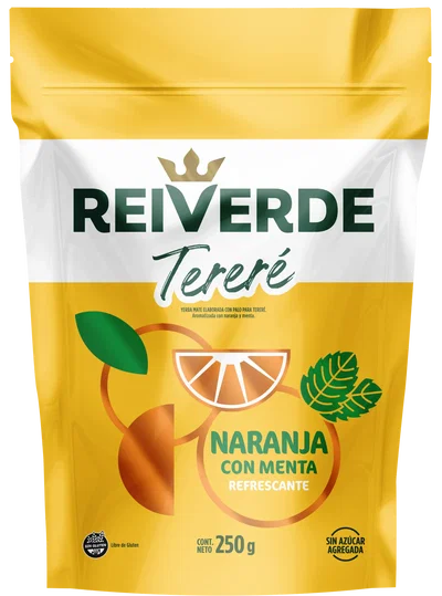 Yerba Rei Verde Tereré Naranja
