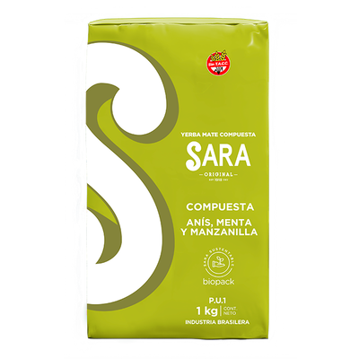 Yerba Sara Anís Menta y Manzanilla