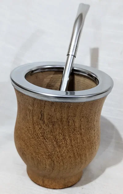 Mate camionero de madera